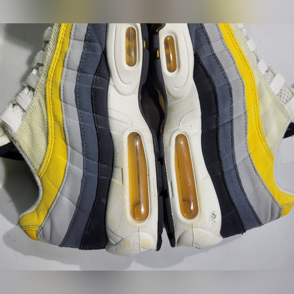 NIKE AIR MAX 95 RUNNING SHOES MEN'S SIZE 11 GREY AMARILLO CD7495-100 - Picture 15 of 16